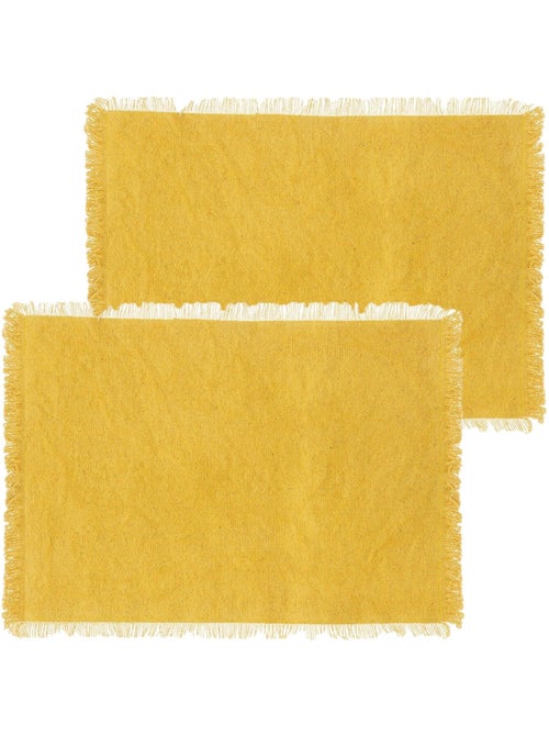 Lot de 2 sets de table en coton MAHA - Kiabi
