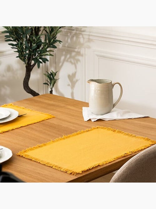 Lot de 2 sets de table en coton MAHA - Kiabi