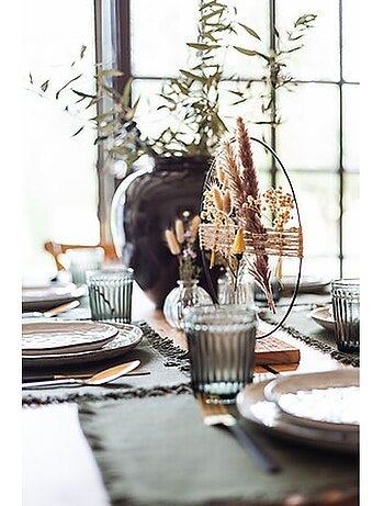 Lot de 2 sets de table en coton MAHA