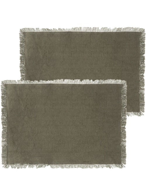 Lot de 2 sets de table en coton MAHA - Kiabi