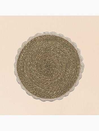 Lot de 2 sets de table en fibres naturelles 35cm