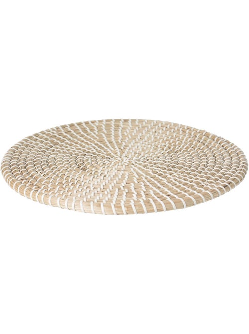 Lot de 2 sets de table en jute MOOD - Diam. 35 cm - Beige - Kiabi