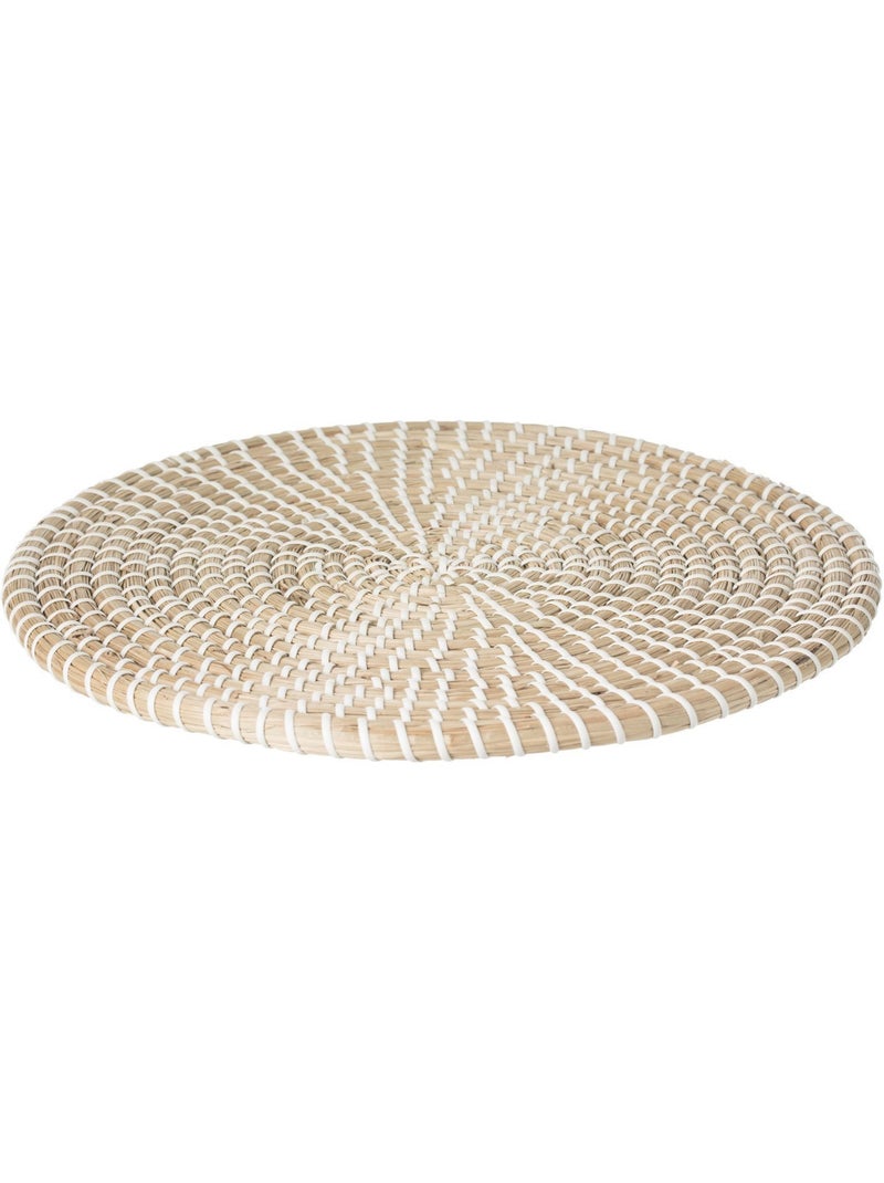 Lot de 2 sets de table en jute MOOD - Diam. 35 cm - Beige Beige - Kiabi