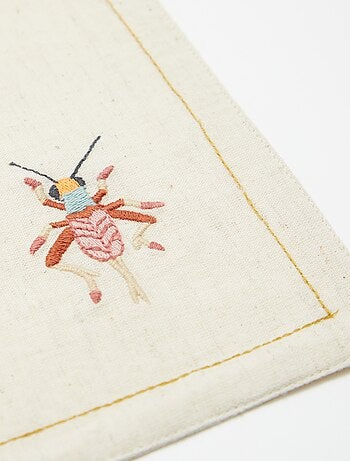 Lot de 2 sets de table en lin mélangé - Kiabi Home