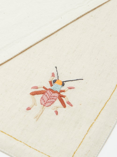 Lot de 2 sets de table en lin mélangé - Kiabi Home - Kiabi