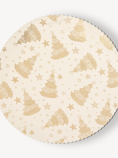 Lot de 2 sets de table en velours SAPIN - Kiabi