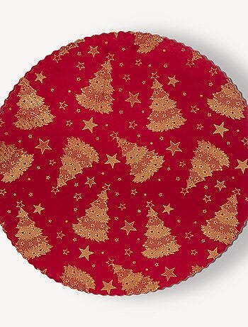 Lot de 2 sets de table en velours SAPIN