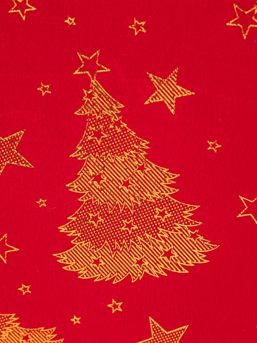 Lot de 2 sets de table en velours SAPIN - Kiabi