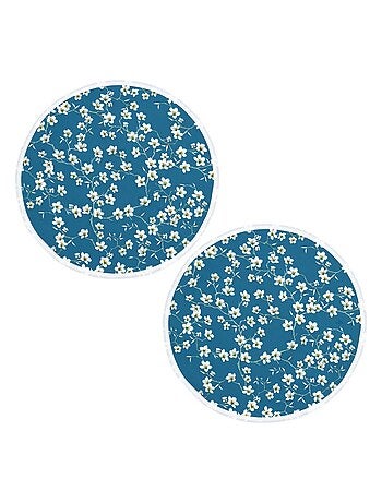 Lot de 2 sets de table enduit AMANDIER
