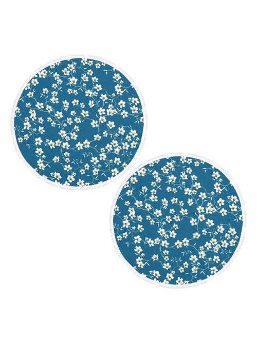 Lot de 2 sets de table enduit AMANDIER - Kiabi Lot de 2 sets de table enduit AMANDIER - Kiabi