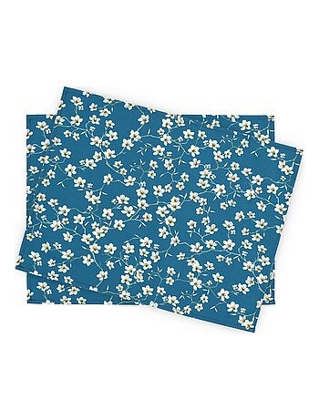 Lot de 2 sets de table enduit AMANDIER