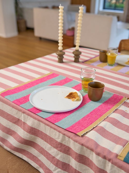 Lot de 2 sets de table fantaisies 32 x 45 cm - Kiabi Home - Kiabi Lot de 2 sets de table fantaisies 32 x 45 cm - Kiabi Home - Kiabi