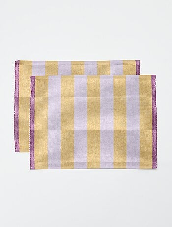 Lot de 2 sets de table fantaisies (32x45 cm) - Kiabi Home