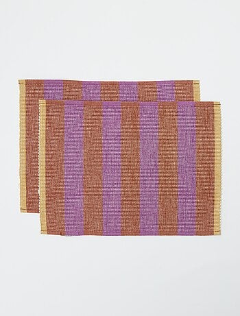 Lot de 2 sets de table fantaisies (32x45 cm) - Kiabi Home