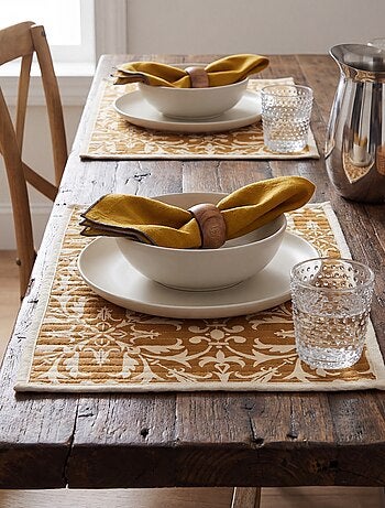 Lot de 2 sets de table matelassés (30x45 cm) - Kiabi Home