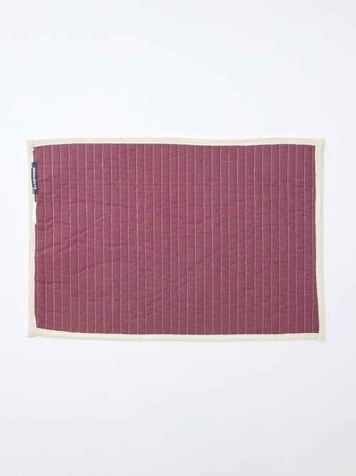 Lot de 2 sets de table matelassés (30x45 cm) - Kiabi Home - Kiabi