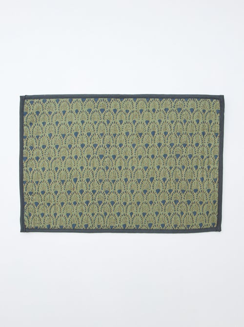 Lot de 2 sets de table matelassés (30x45 cm) - Kiabi Home - Kiabi