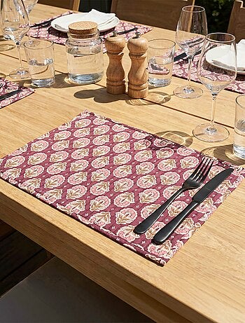 Lot de 2 sets de table matelassés (30x45 cm) - Kiabi Home