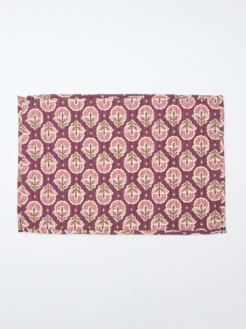 Lot de 2 sets de table matelassés (30x45 cm) - Kiabi Home - Kiabi