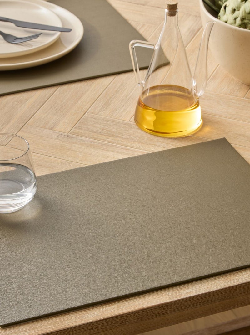 Lot de 2 sets de table MAX Marron - Kiabi