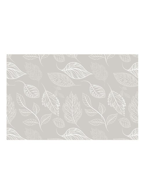 Lot de 2 sets de table motifs feuillage ROMIE - 28 x 43 cm - Beige et blanc - Kiabi