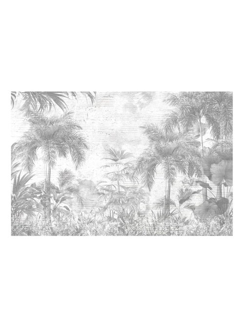 Lot de 2 sets de table motifs jungle SAGE - 28 x 43 cm - Gris et blanc - Kiabi Lot de 2 sets de table motifs jungle SAGE - 28 x 43 cm - Gris et blanc - Kiabi