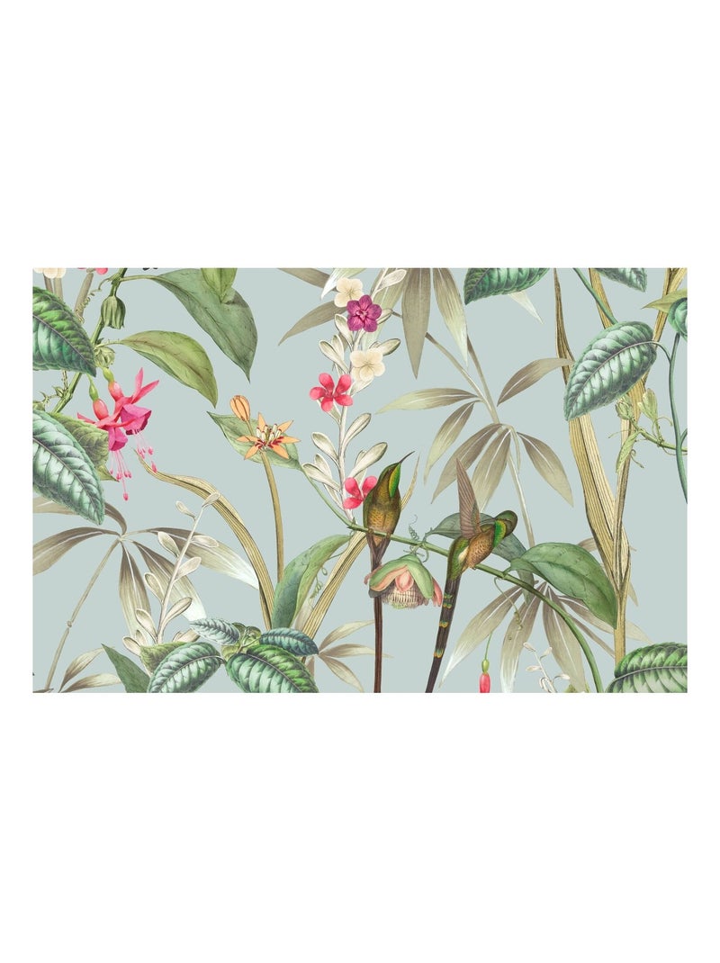 Lot de 2 sets de table motifs tropical BARBARA - 28 x 43 cm - Multicolore Multicolore - Kiabi