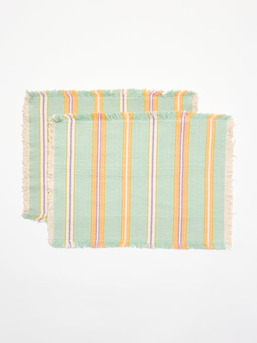 Lot de 2 sets de table - Kiabi