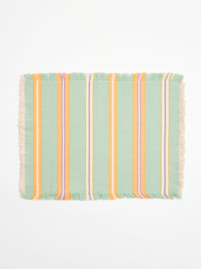 Lot de 2 sets de table Orange - Kiabi