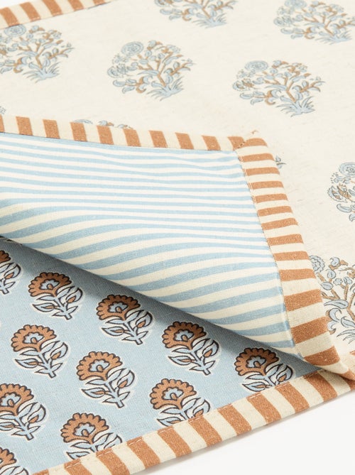 Lot de 2 sets de table rectangulaires - Kiabi Lot de 2 sets de table rectangulaires - Kiabi