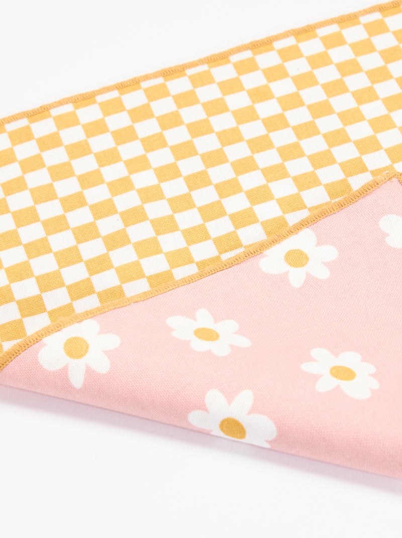 Lot de 2 sets de table Rose - Kiabi