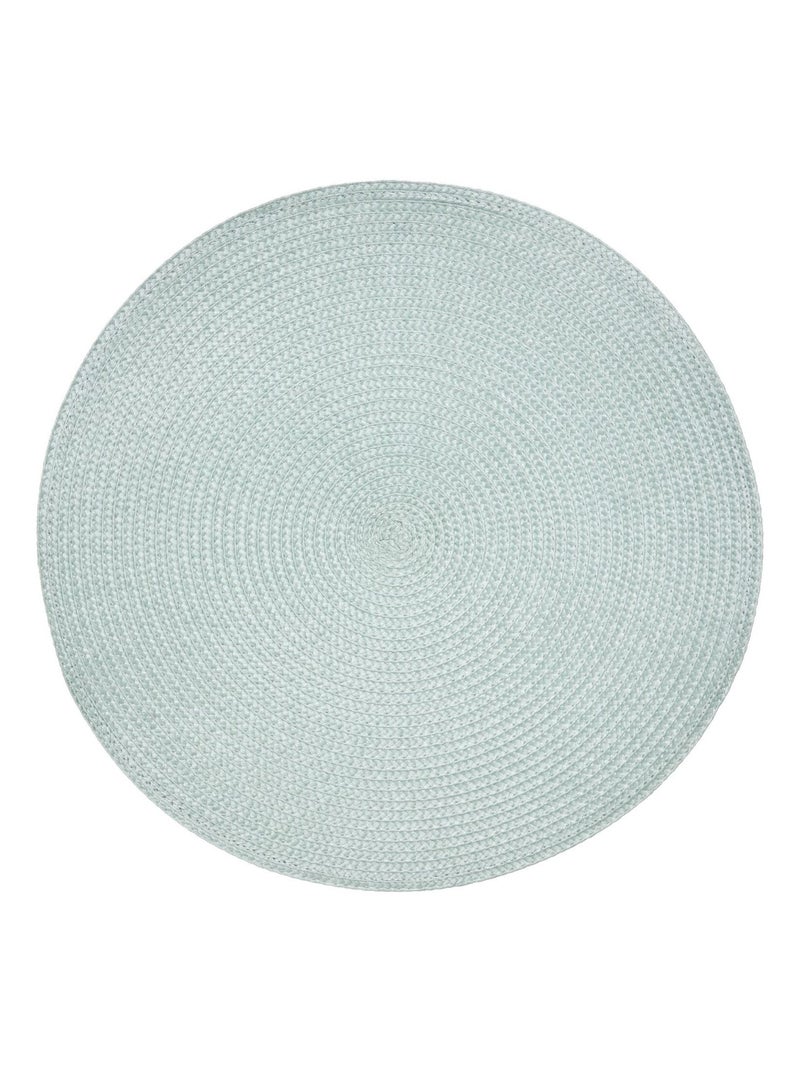 Lot de 2 sets de table tressés AFHIR Bleu - Kiabi