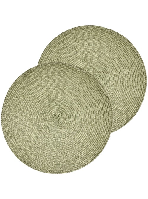 Lot de 2 sets de table tressés AFHIR - Kiabi
