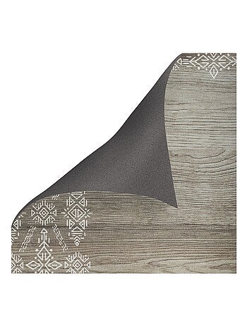 Lot de 2 Sets de table vinyl effet bois - 45 x 30 cm