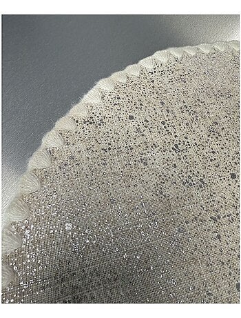 Lot de 2 sets de tables ronds en jute ALAGO