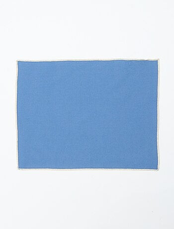 Lot de 2 sets de table/serviettes unis 2 en 1 32 x 40 cm - Kiabi Home