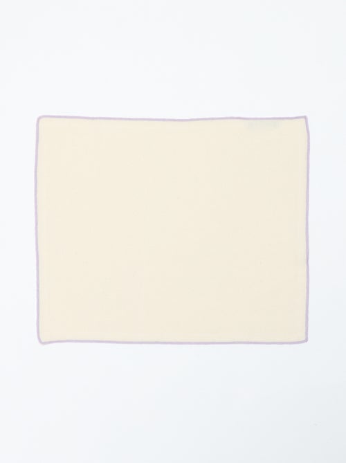 Lot de 2 sets de table/serviettes unis 2 en 1 (32x40 cm) - Kiabi Home - Kiabi Lot de 2 sets de table/serviettes unis 2 en 1 (32x40 cm) - Kiabi Home - Kiabi