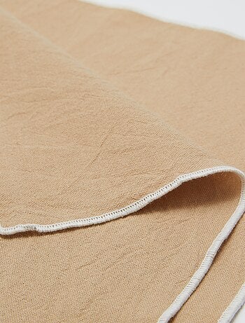 Lot de 2 sets de table/serviettes unis 2 en 1 (32x40 cm) - Kiabi Home