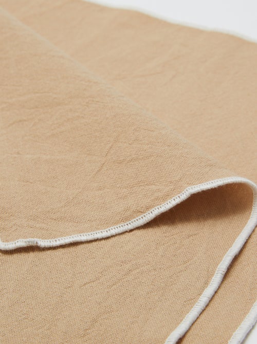 Lot de 2 sets de table/serviettes unis 2 en 1 (32x40 cm) - Kiabi Home - Kiabi