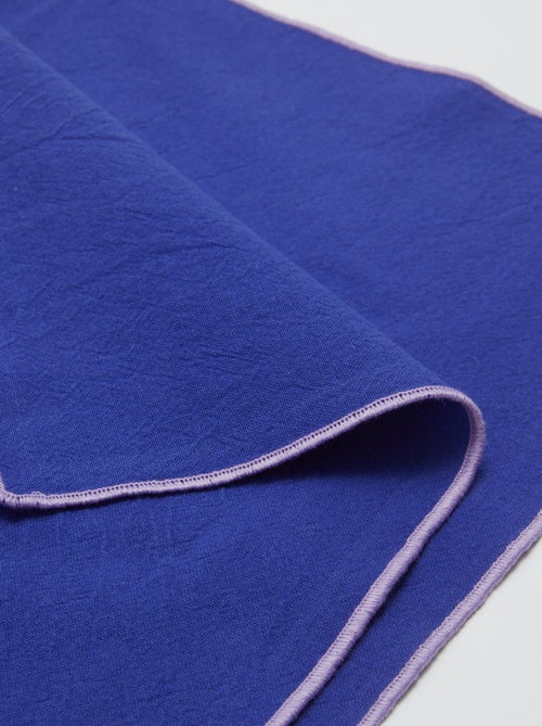 Lot de 2 sets de table/serviettes unis 2 en 1 (32x40 cm) - Kiabi Home - Kiabi