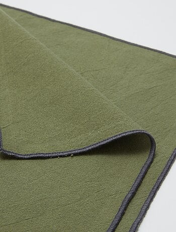 Lot de 2 sets de table/serviettes unis 2 en 1 (32x40 cm) - Kiabi Home