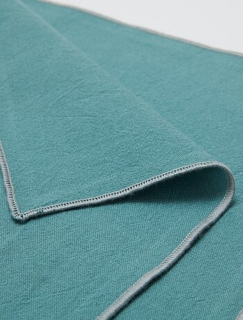 Lot de 2 sets de table/serviettes unis 2 en 1 (32x40 cm) - Kiabi Home