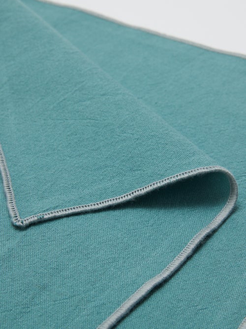 Lot de 2 sets de table/serviettes unis 2 en 1 (32x40 cm) - Kiabi Home - Kiabi