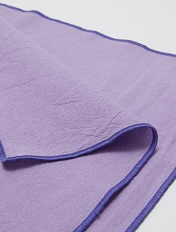 Lot de 2 sets de table/serviettes unis 2 en 1 (32x40 cm) - Kiabi Home