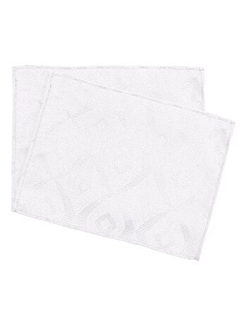 Lot de 2 sets table 35x45 Jacquard BRUNCH