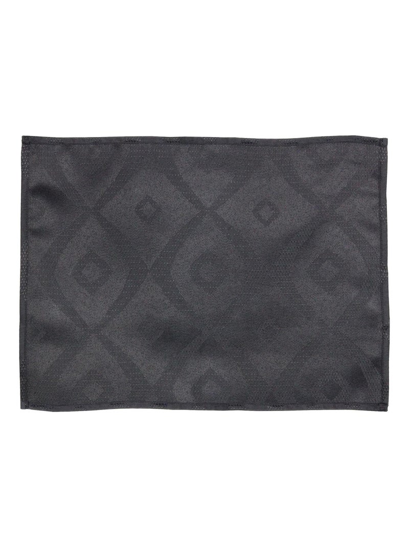 Lot de 2 sets table 35x45 Jacquard BRUNCH Gris - Kiabi
