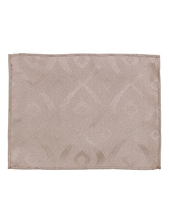 Lot de 2 sets table 35x45 Jacquard BRUNCH