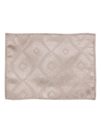 Lot de 2 sets table 35x45 Jacquard BRUNCH