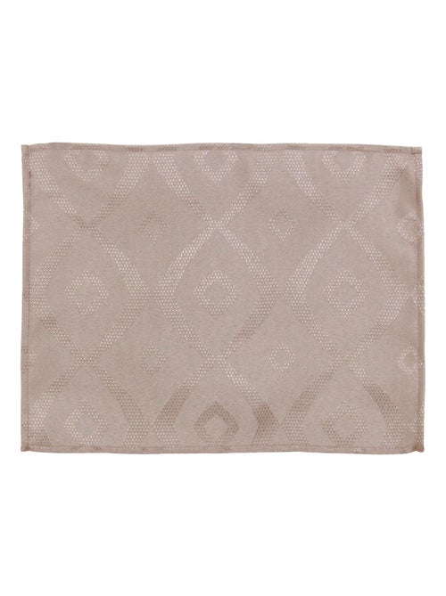 Lot de 2 sets table 35x45 Jacquard BRUNCH - Kiabi