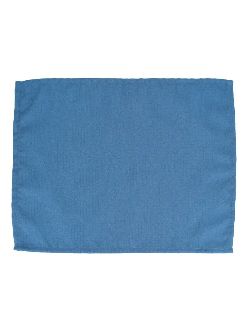 Lot de 2 sets table 35x45 Jacquard CUBE Bleu - Kiabi